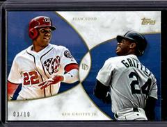 Juan Soto, Ken Griffey Jr. [Blue] Baseball Cards 2019 Topps on Demand Dynamic Duals Prices