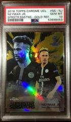 Neymar Jr. [Gold Refractor] #SS-NJ Soccer Cards 2018 Topps Chrome UEFA Champions League Superstar Sensations Prices