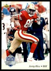 Jerry Rice Football Cards 1993 Upper Deck NFL Experience Prices