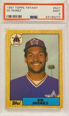 Ed Nunez #427 Baseball Cards 1987 Topps Tiffany Prices