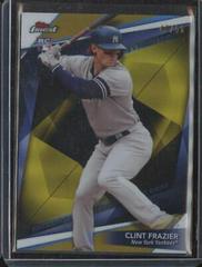 Clint Frazier [Gold Refractor] #FF-CF Baseball Cards 2018 Topps Finest Firsts Prices
