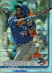 Vladimir Guerrero Jr. [Blue Refractor] #201 Baseball Cards 2019 Topps Chrome Prices