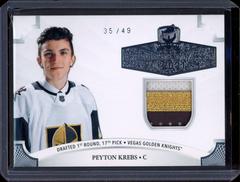 Peyton Krebs [Patch] Hockey Cards 2020 Upper Deck The Cup Rookie Class of 2021 Prices