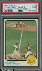 World Series Game 2 [A's Make It Two Straight] #204 Baseball Cards 1973 Topps Prices