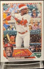 Jordan Walker [SP Variation] #H154 Baseball Cards 2023 Topps Holiday Prices