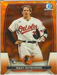 Adley Rutschman [Orange] #17 Baseball Cards 2023 Bowman Chrome Sapphire Prices
