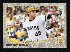 Gerrit Cole [Yellow Hat Desert Camo] #US150 Baseball Cards 2013 Topps Update Prices
