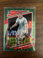 Jens Petter Hauge [Optic Green Velocity] #104 Soccer Cards 2021 Panini Donruss Road to Qatar Prices