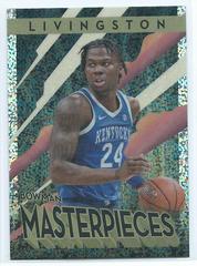 Chris Livingston [Speckle] #BM-3 Basketball Cards 2022 Bowman University Best Masterpieces Prices