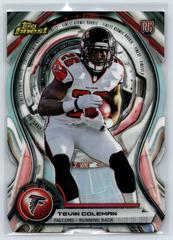 Tevin Coleman [Pulsar Refractor] #ARDC-TC Football Cards 2015 Topps Finest Atomic Rookie Die-Cut Prices