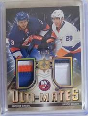 Mathew Barzal, Brock Nelson [Patch] #UTM-NB Hockey Cards 2021 Ultimate Collection Ulti Mates Jersey Prices