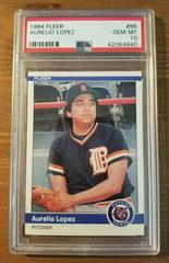 Aurelio Lopez #86 Baseball Cards 1984 Fleer Prices