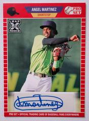 Angel Martinez Baseball Cards 2021 Pro Set Autographs Prices