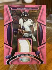 Lamar Jackson [Pink] #MMPE-1 Football Cards 2023 Panini Certified Materials Mirror Prices