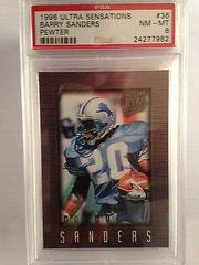 Barry Sanders [Pewter] Football Cards 1996 Ultra Sensations Prices