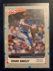 Shane Rawley Baseball Cards 1988 Fleer Star Stickers Prices