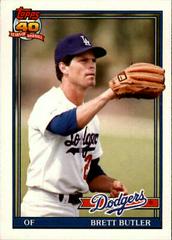 Brett Butler Baseball Cards 1991 Topps Traded Prices