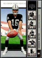 Andrew Walter #22 Football Cards 2005 Upper Deck Rookie Premiere Prices