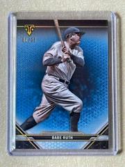 Babe Ruth [Sapphire] #75 Baseball Cards 2021 Topps Triple Threads Prices