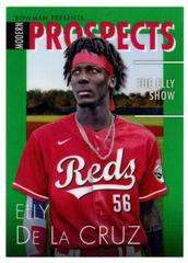 Elly De La Cruz [Green] Baseball Cards 2023 Bowman Modern Prospects Prices