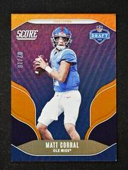 Matt Corral [First Down] #D2 Football Cards 2022 Panini Score NFL Draft Prices