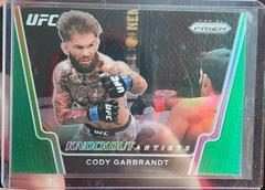 Cody Garbrandt [Green] Ufc Cards 2021 Panini Prizm UFC Knockout Artists Prices