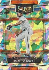 Camilo Doval [Cracked Ice Prizm] Baseball Cards 2022 Panini Select Prices