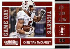 Christian McCaffrey Football Cards 2017 Panini Contenders Draft Picks Game Day Prices