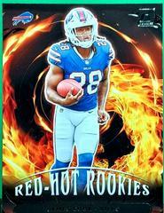 James Cook #RHR-6 Football Cards 2022 Panini Donruss Red Hot Rookies Prices