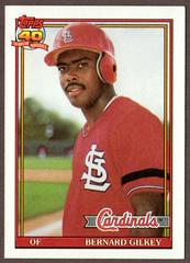 Bernard Gilkey #126 Baseball Cards 1991 Topps Prices