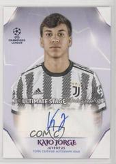 Kaio Jorge Soccer Cards 2022 Topps UEFA Club Competitions The Ultimate Stage Autographs Prices