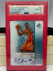 Justin Harper [Autograph] Basketball Cards 2011 SP Authentic Prices
