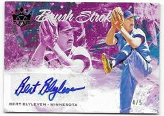 Bert Blyleven [Red] Baseball Cards 2022 Panini Diamond Kings Brush Strokes Autograph Prices