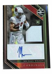 Michael Wilson [Gold Spotlight Rookie Patch Autograph] #126 Football Cards 2023 Panini Limited Prices