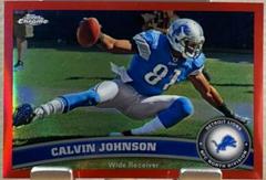 Calvin Johnson [Red Refractor] #8 Football Cards 2011 Topps Chrome Prices