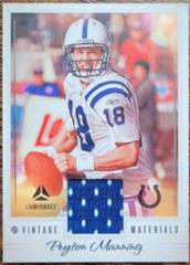 Peyton Manning #VM-8 Football Cards 2023 Panini Luminance Vintage Materials Prices