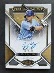 Corey Seager #T1TA-CS Baseball Cards 2023 Topps Tier One Talent Autographs Prices