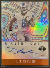 D'Andre Swift [Orange] #RS4 Football Cards 2020 Panini Illusions Rookie Signs Prices