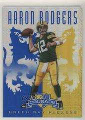 Aaron Rodgers [Blue] #1 Football Cards 2013 Panini Rookies & Stars Crusade Prices