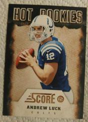 Andrew Luck Football Cards 2012 Panini Score Hot Rookies Prices