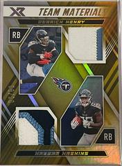 Derrick Henry, Hassan Haskins [Gold] #TM-35 Football Cards 2022 Panini XR Team Materials Prices