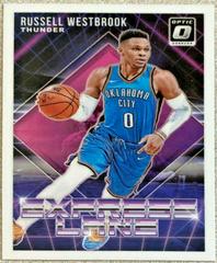 Russell Westbrook Basketball Cards 2018 Panini Donruss Optic Express Lane Prices
