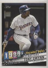 Tony Gwynn #DB-56 Baseball Cards 2020 Topps Decades' Best Prices
