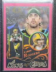Aaron Rodgers [Pink] #KC-7 Football Cards 2022 Panini Illusions King Of Prices