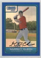 Garrett Olson [Blue Refractor] #DP26 Baseball Cards 2006 Bowman Chrome Draft Picks Prices