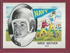 Greg Mather Football Cards 1961 NU Card Prices