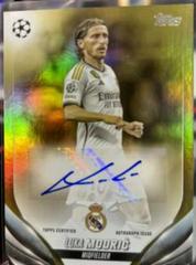 Luka Modric [Gold Foilboard] #A-LK Soccer Cards 2023 Topps UEFA Club Autograph Prices