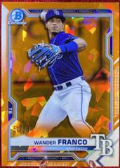 Wander Franco [Orange] #BCP-240 Baseball Cards 2021 Bowman Chrome Sapphire Prospects Prices