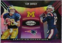 Tom Brady [Purple] #2 Football Cards 2018 Panini Certified Champions Prices