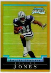 Julius Jones [Gold Refractor] #159 Football Cards 2004 Bowman Chrome Prices